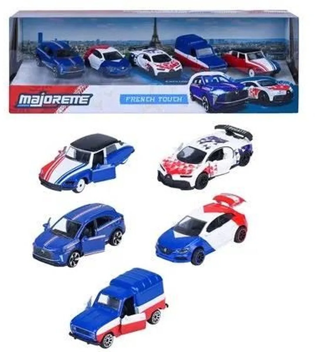 MAJORETTE - Majo French Touch Blue Giftpack - vanaf 3 jaar från Smoby i Röd – produktbild