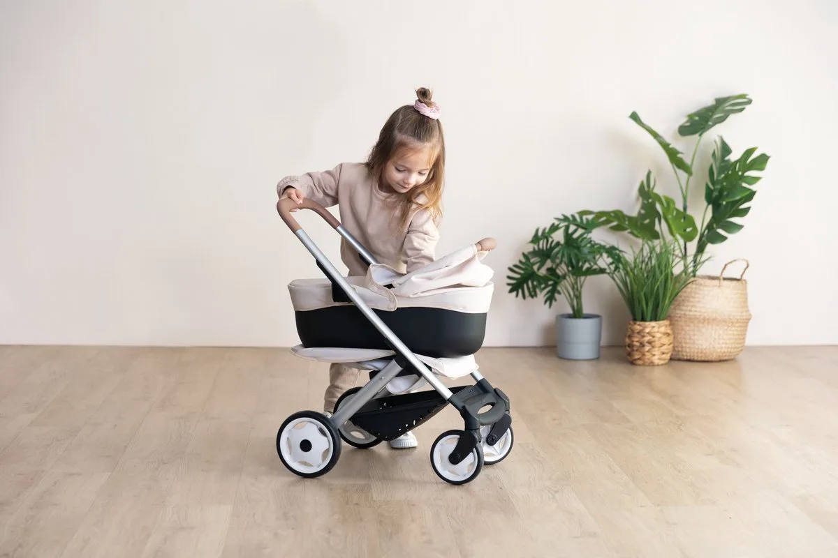 Puppenwagen 3in1 Maxi-Cosi von Smoby in Beige – Produktfoto