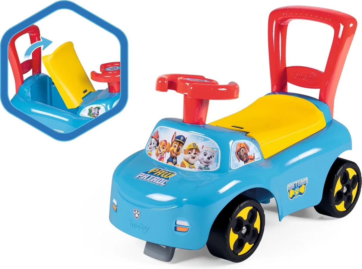 Paw Patrol - Loopauto från Smoby i Blå – produktbild