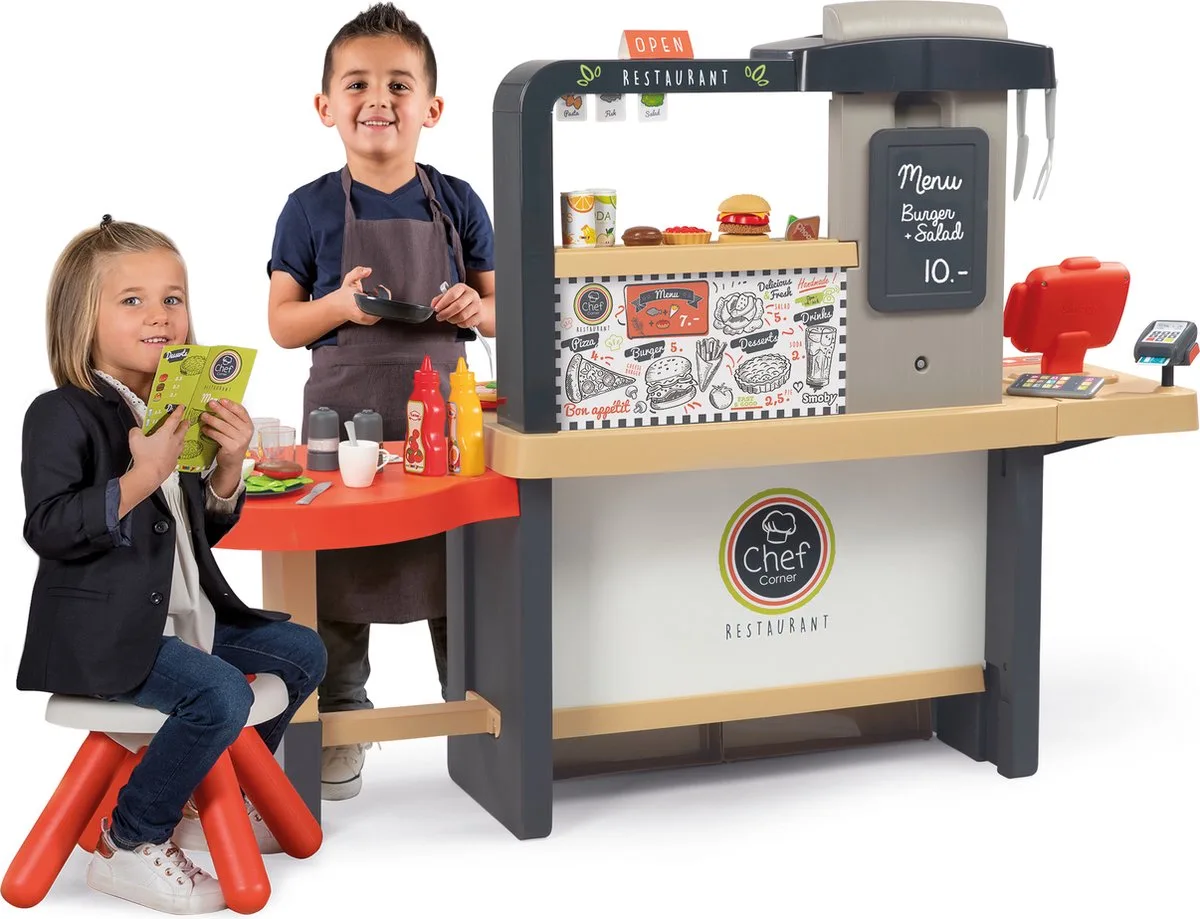 Restaurant keuken - Vanaf 3 jaar. von Smoby in Gelb – Produktfoto