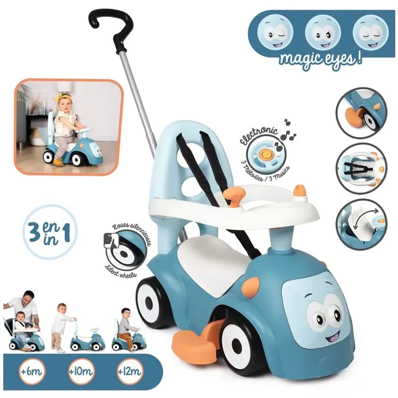Ride On Maestro Balade - Loopauto by Smoby in Blue – product photo 3 of 5