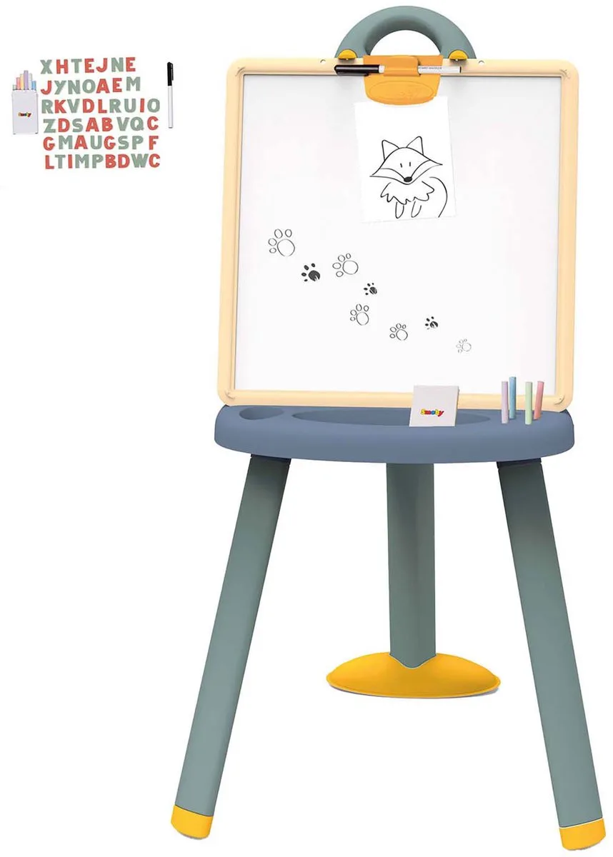 schoolbord educatief speelgoed met magnetische letters 55-delig. von Smoby in Mehrfarbig – Produktfoto