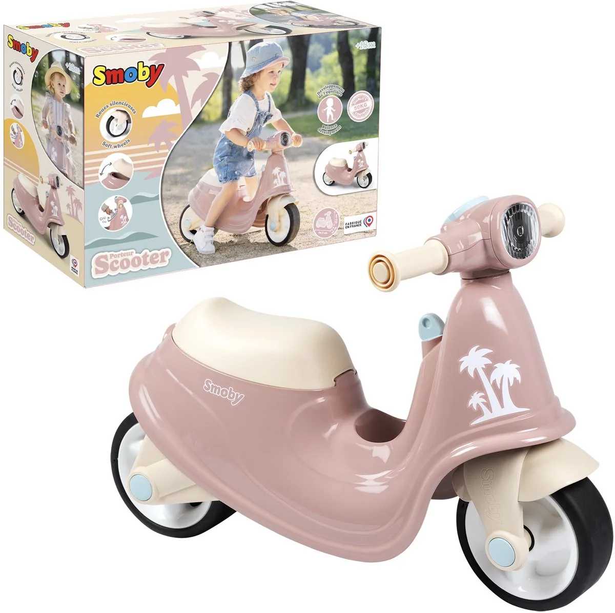Skuter 721008 rÃ³Å¼owy van Smoby in Meerkleurig – productfoto
