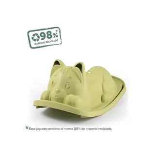 Smoby Life - Cat Rocker - Kattenwip - Wip - Vanaf 18m. de Smoby en Vert – photo du produit 2 sur 3