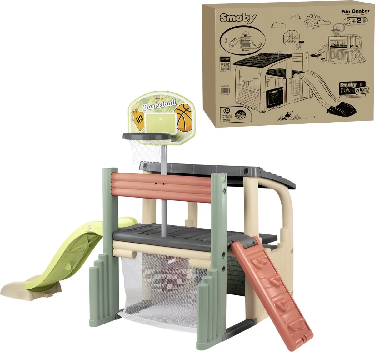 Smoby Life - Fun Center - Speelhuis - Sportcenter - Vanaf 2 jaar. by Smoby in Green – product photo