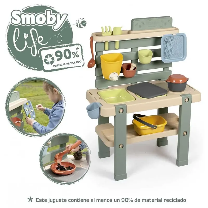 Smoby Life - Modderkeuken - Vanaf 3 jaar. by Smoby in Green – product photo 3 of 6