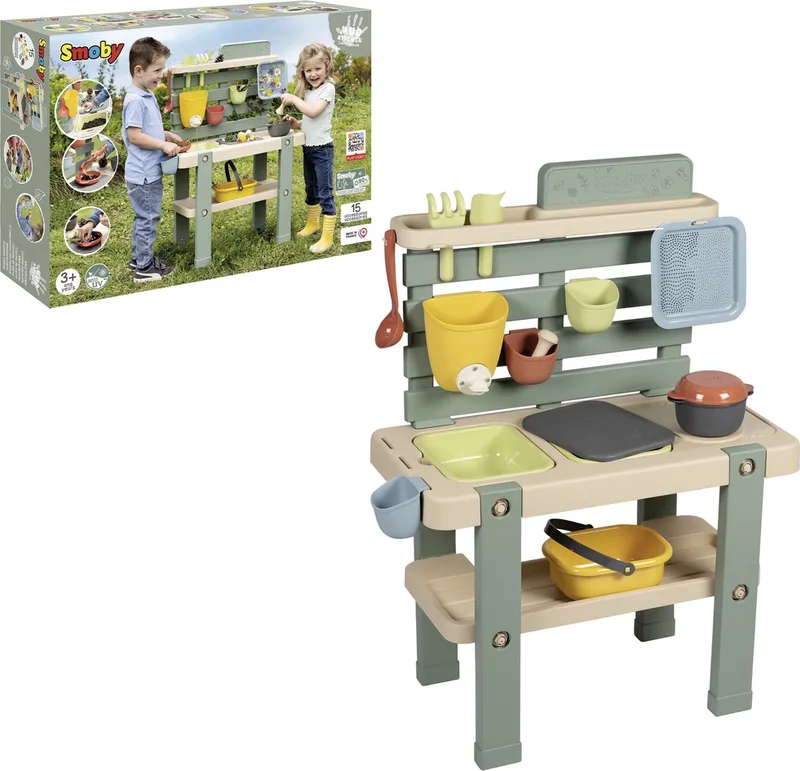 Smoby Life - Modderkeuken - Vanaf 3 jaar. van Smoby in Groen – productfoto