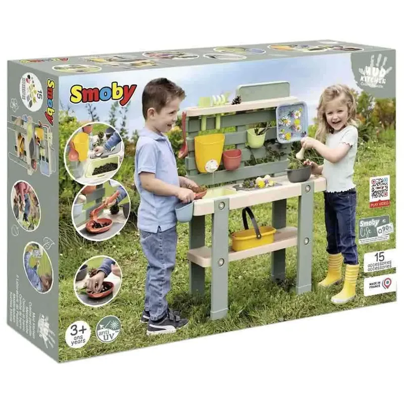 Smoby Life - Modderkeuken - Vanaf 3 jaar. by Smoby in Green – product photo 2 of 6