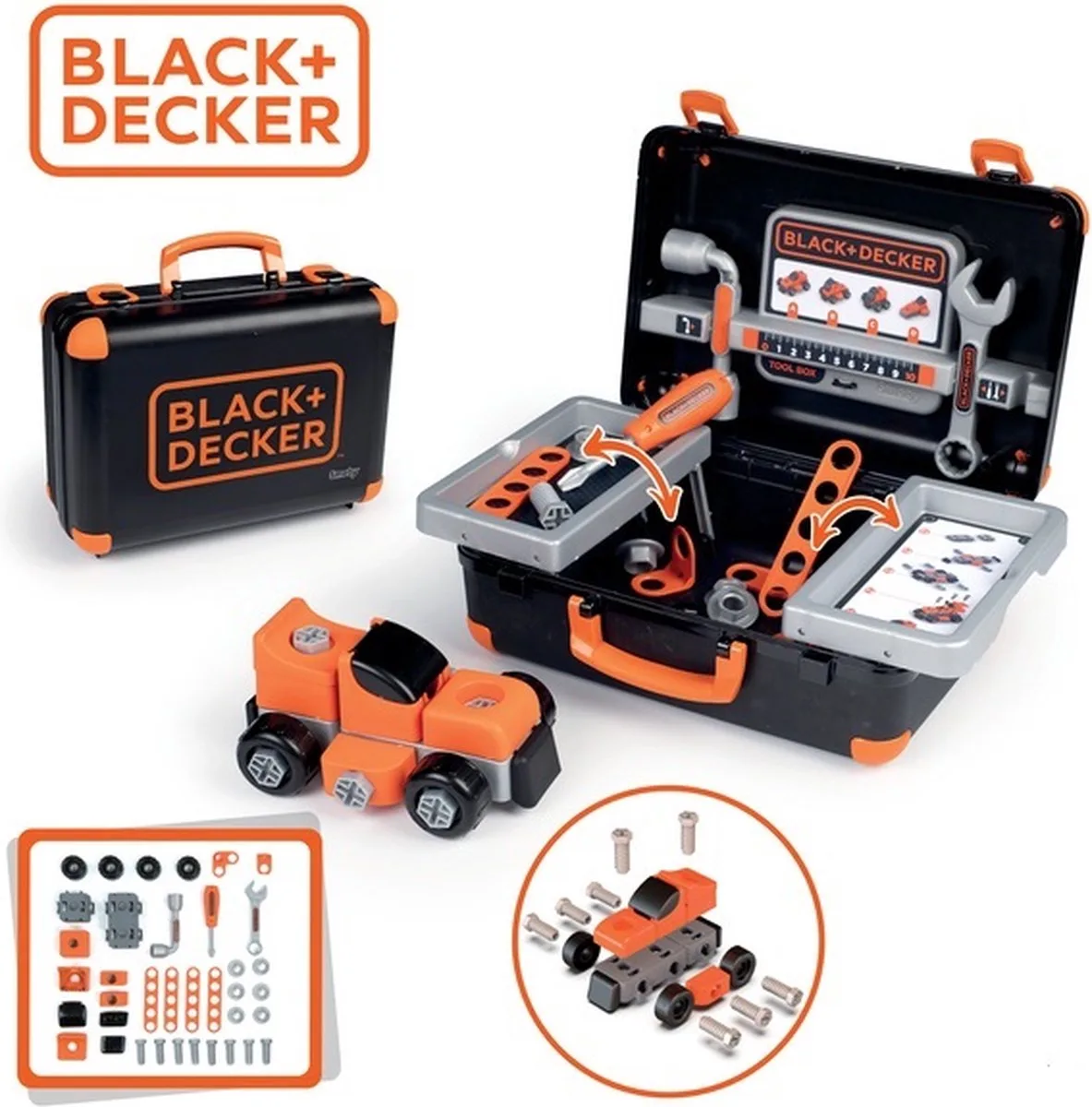 Speelgoed Gereedschapskoffer - Black+Decker - Kinderen by Smoby in Multicolour – product photo