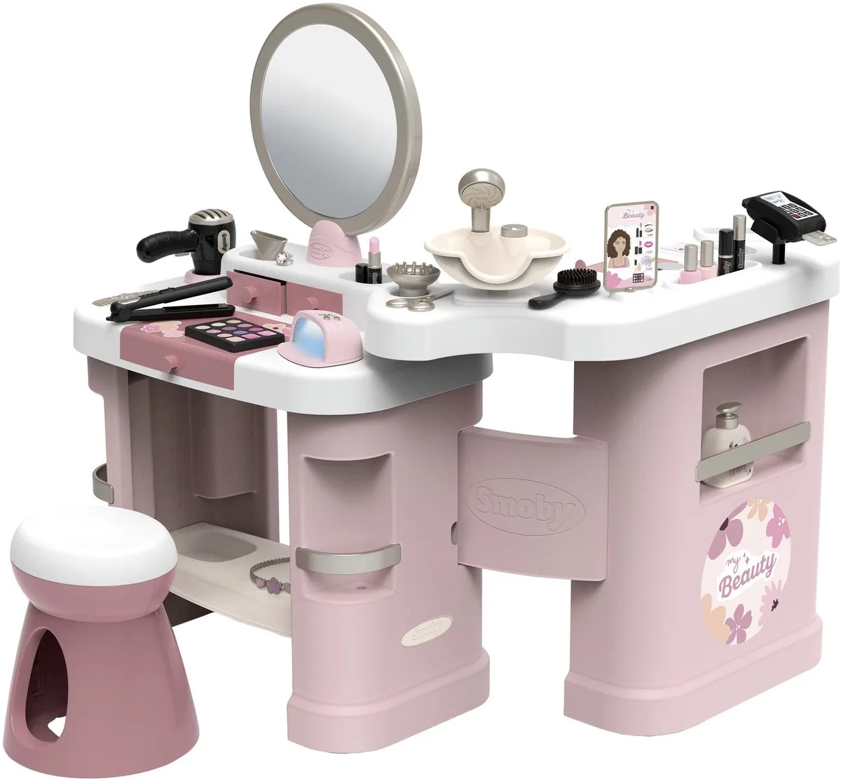 speelgoedkaptafel - Schoonheidssalon - rollenspel - speelgoed - my beauty center de Smoby en Universeel – photo du produit
