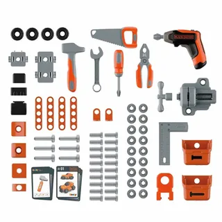 Speelgoedwerkbank Black & Decker pro - Gereedschap - bouwset van Smoby in Grijs – productfoto 2 van 5