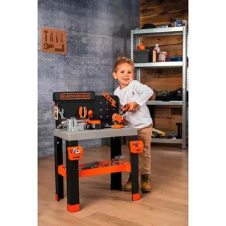 Speelgoedwerkbank Black & Decker pro - Gereedschap - bouwset van Smoby in Grijs – productfoto 3 van 5