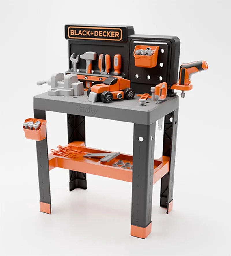 Speelgoedwerkbank Black & Decker pro - Gereedschap - bouwset by Smoby in Grey – product photo