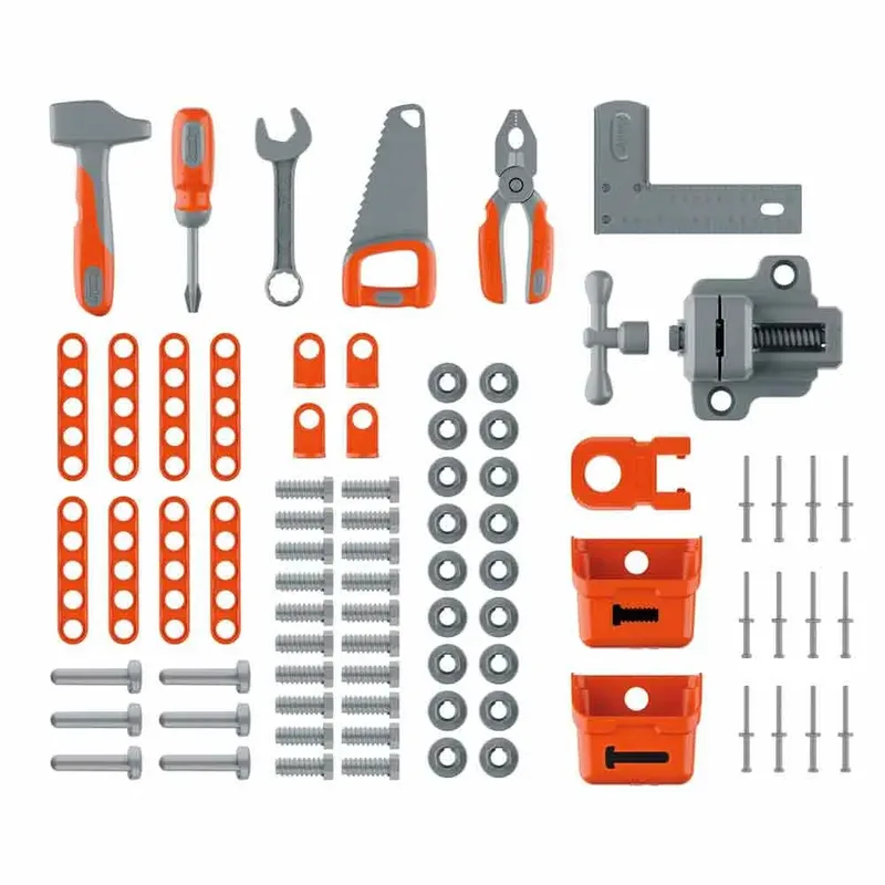 Speelgoedwerkbank - Bricolo Center - Black & Decker - rollenspel DIY - Doe het zelf speelgoed - accessoires by Smoby in Multicolour – product photo 2 of 5