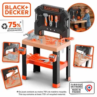 Speelgoedwerkbank - Bricolo Center - Black & Decker - rollenspel DIY - Doe het zelf speelgoed - accessoires by Smoby in Multicolour – product photo 5 of 5