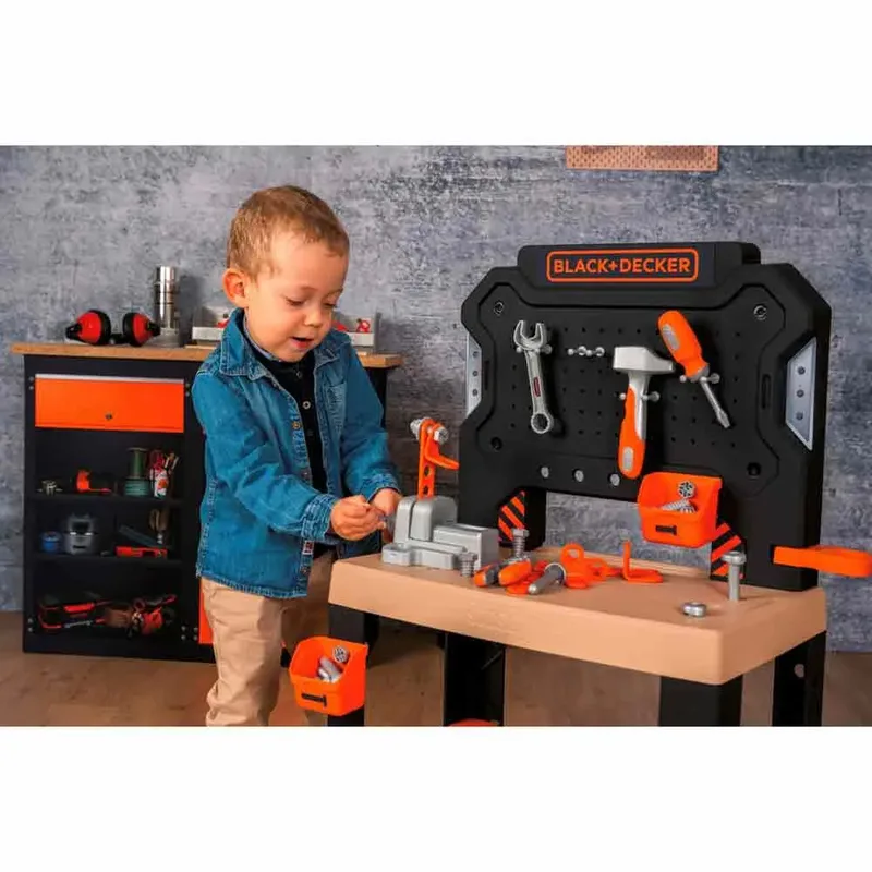Speelgoedwerkbank - Bricolo Center - Black & Decker - rollenspel DIY - Doe het zelf speelgoed - accessoires by Smoby in Multicolour – product photo 3 of 5