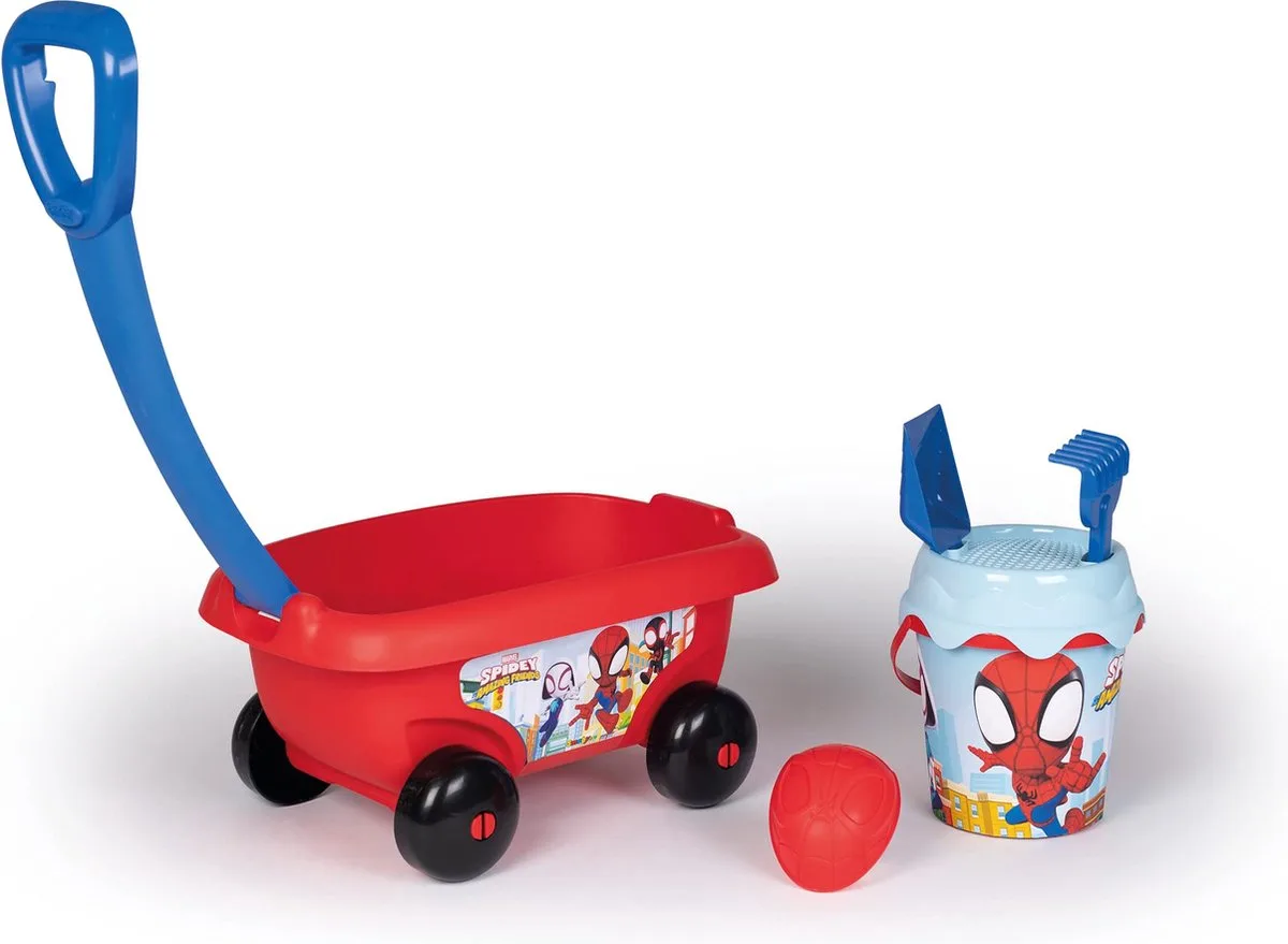 strandset bolderkar Spidey & Amazing Friends groen 5-delig speelgoed. by Smoby in Multicolour – product photo