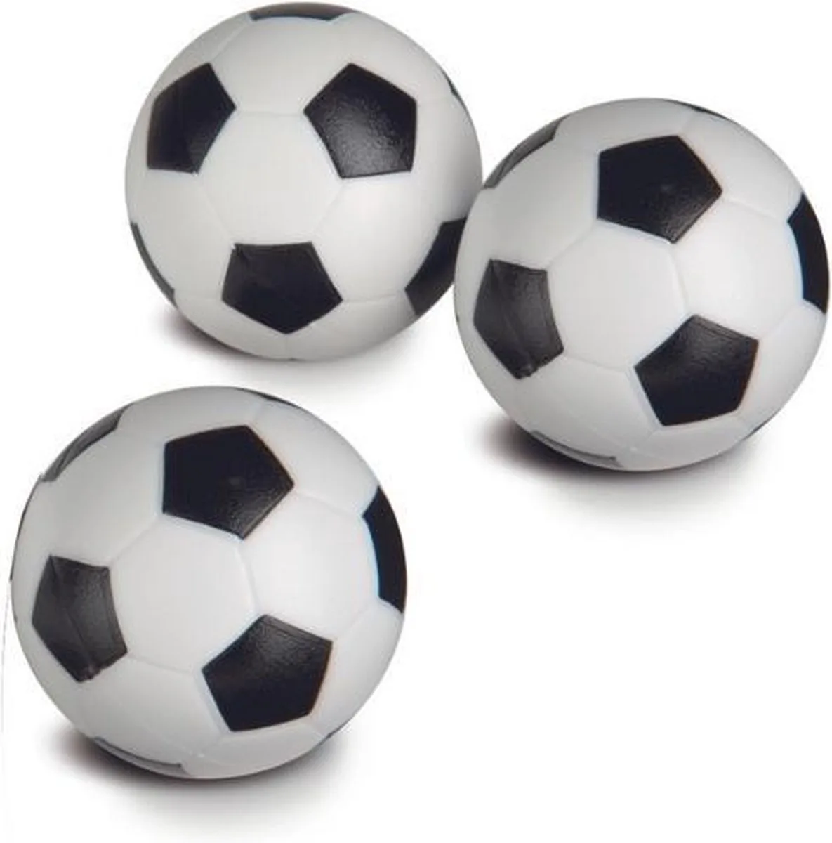 Voetbaltafel Balletjes - 3 stuks - 34 mm - Zwart von Smoby in Weiß – Produktfoto
