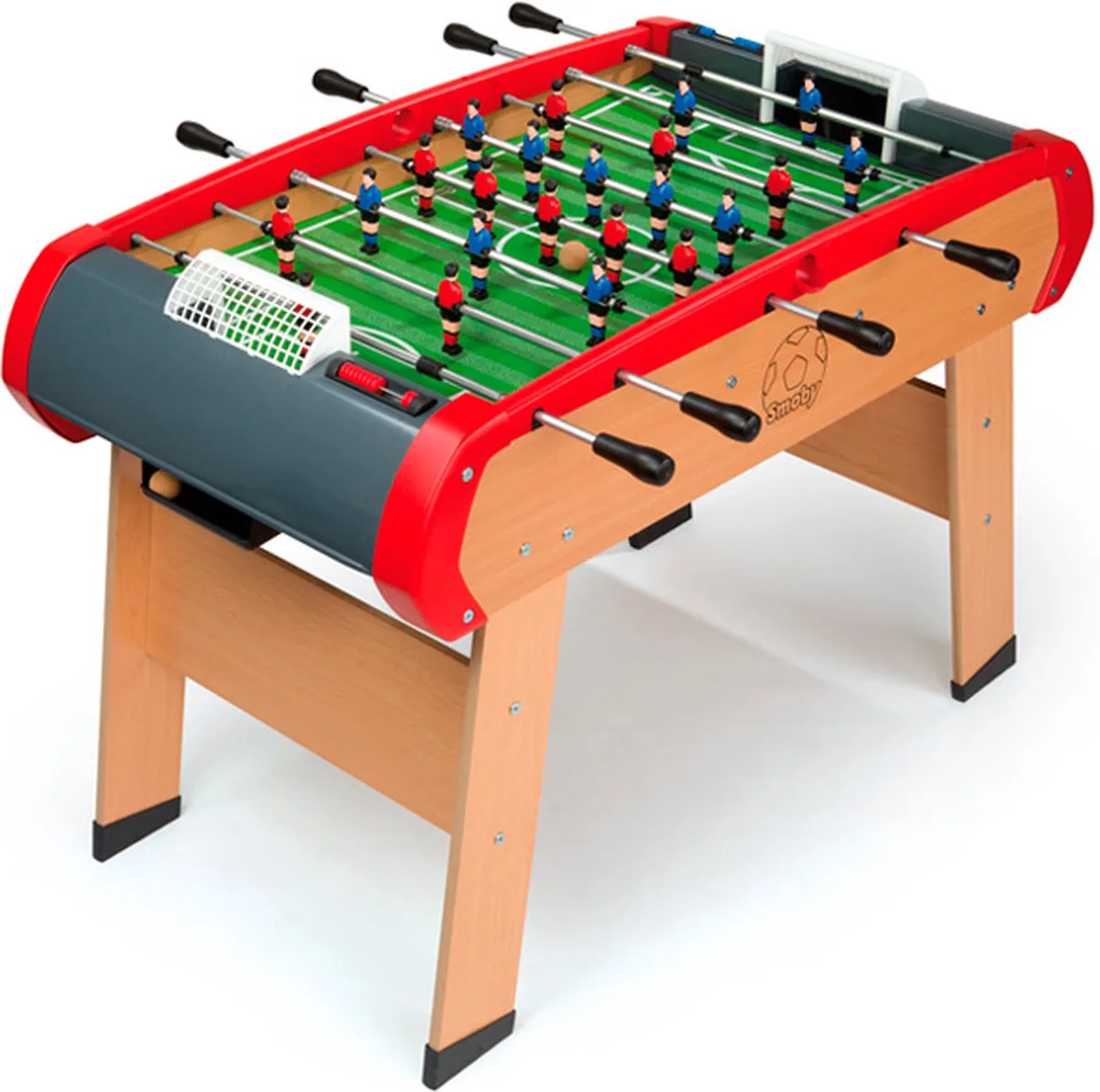 Voetbaltafel - Voetbaltafel Voor Kinderen - 120 x 87 x 86 cm - Hout de Smoby en Marron – photo du produit