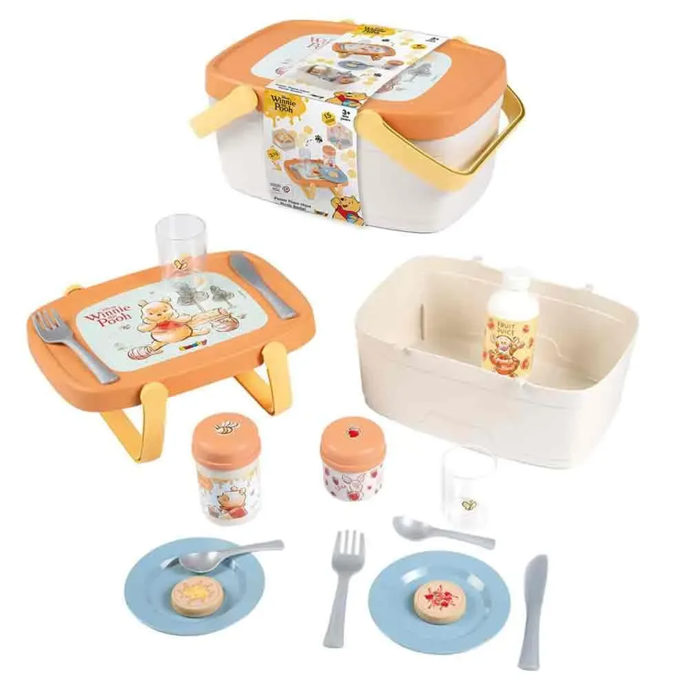Winnie The Pooh 2 In 1 Picnic Basket Educatief Speelgoed de Smoby – photo du produit