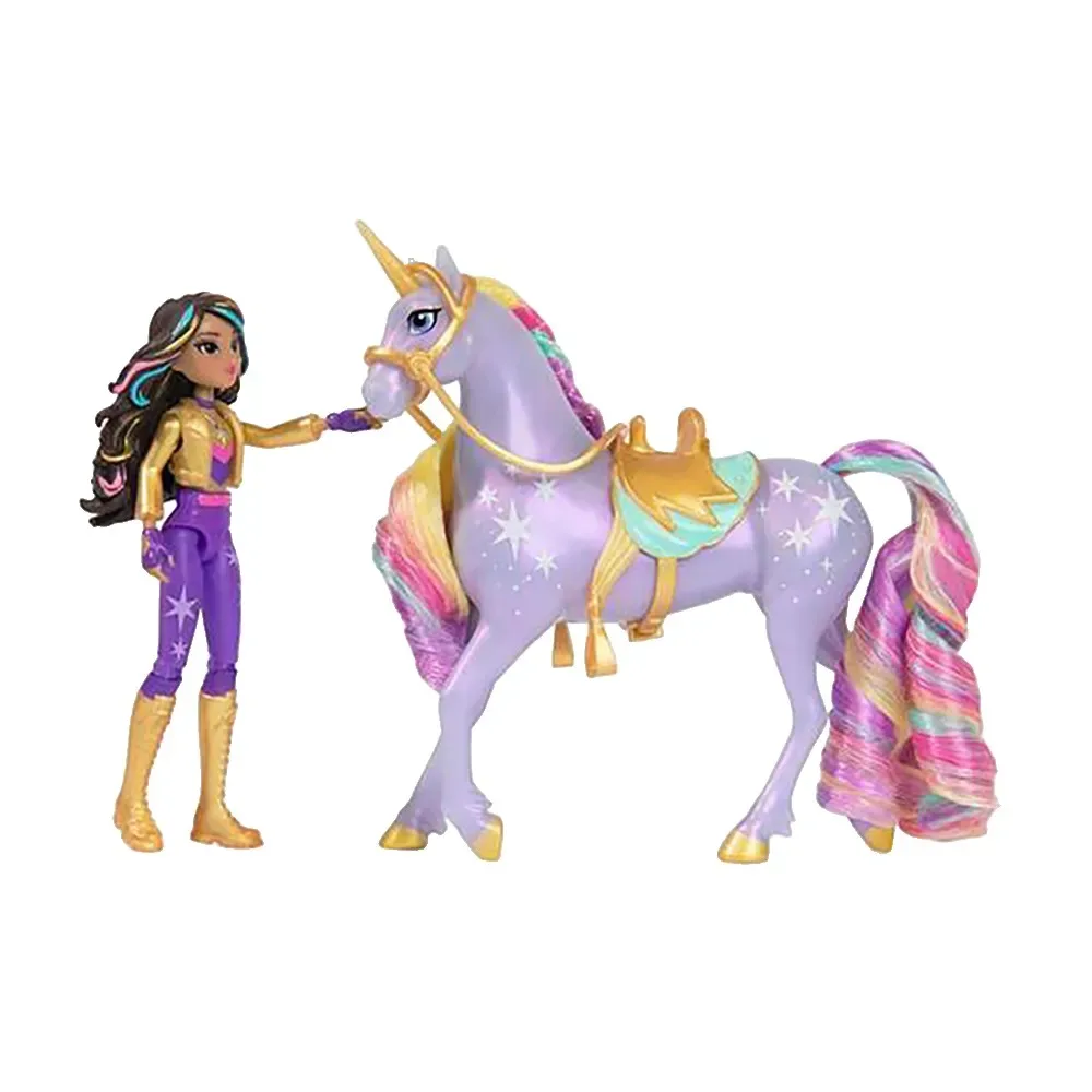 Rörlig Sophia-docka Och Wildstar-enhörning 11 Cm 12 Cm von Spin Master – Produktfoto