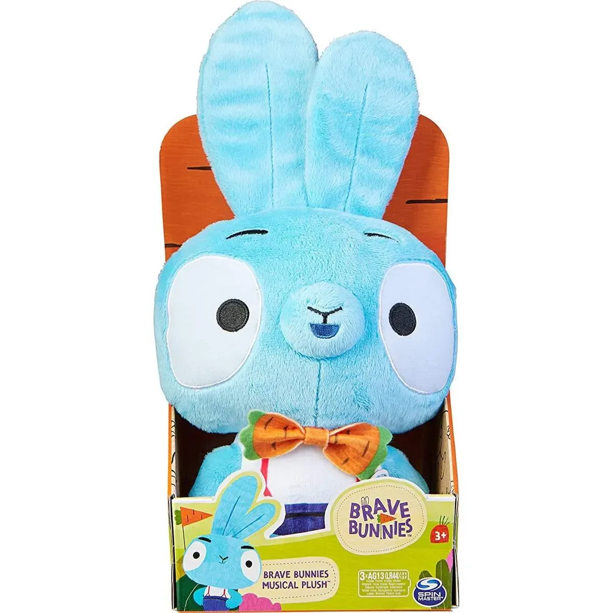Brave Bunnies Interaktiver Feature Plüsch, ca. 35 cm, 1 Stück, 2-fach sortiert de Spin Master – photo du produit
