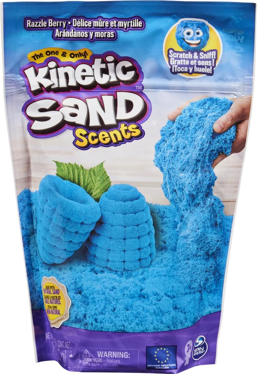 Kinetic Sand Geurend, 227 g geurend blauw Frambozenfeestje från Spin Master i Flerfärgad – produktbild