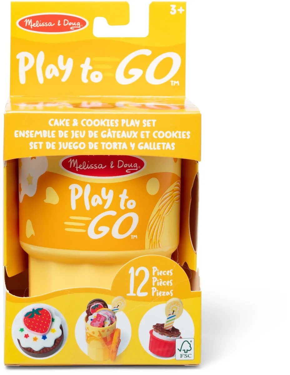 Melissa & Doug - Cake & Koekjes Speelset voor Onderweg - Houten Speelgoed von Spin Master in Mehrfarbig – Produktfoto