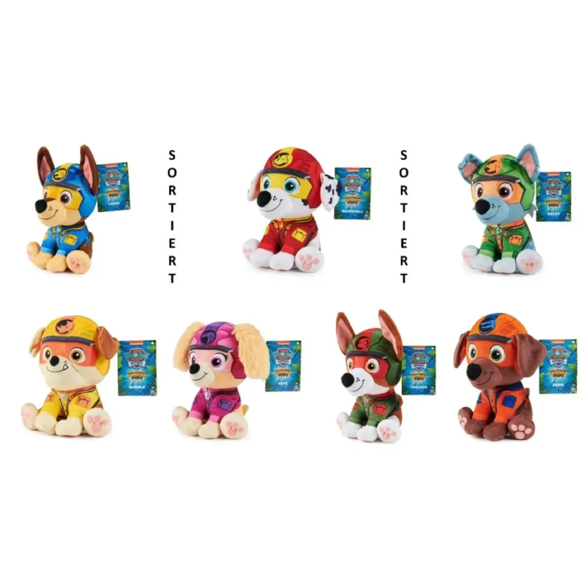 PAW PATROL Plüsch Jungle Pups Basic, sortiert de Spin Master – photo du produit