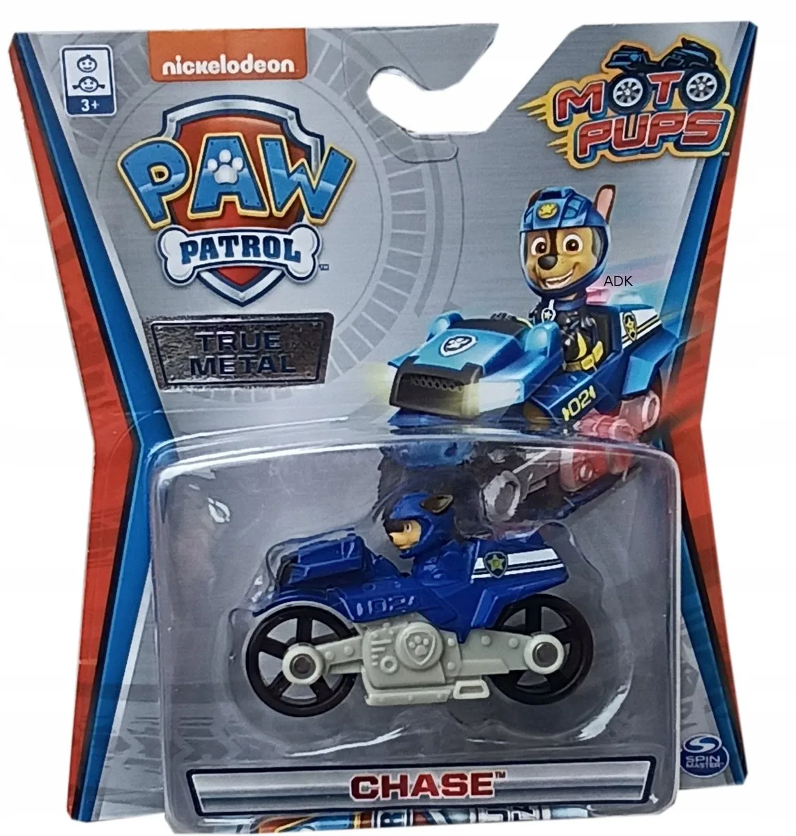 Psi Patrol Chase Moto Pups metalen voertuig met figuur de Spin Master – photo du produit