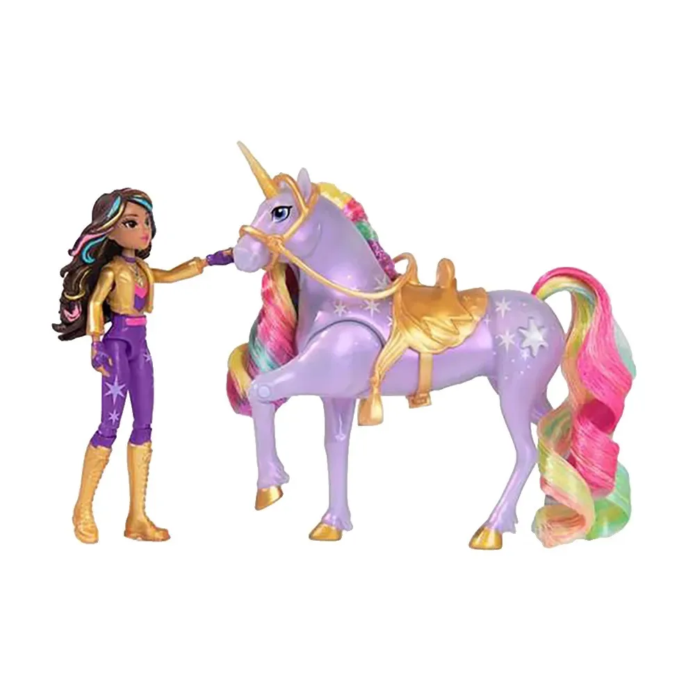Sophia-docka Med Wildstar-enhörning Med Ljus 11 Cm 12 Cm von Spin Master – Produktfoto