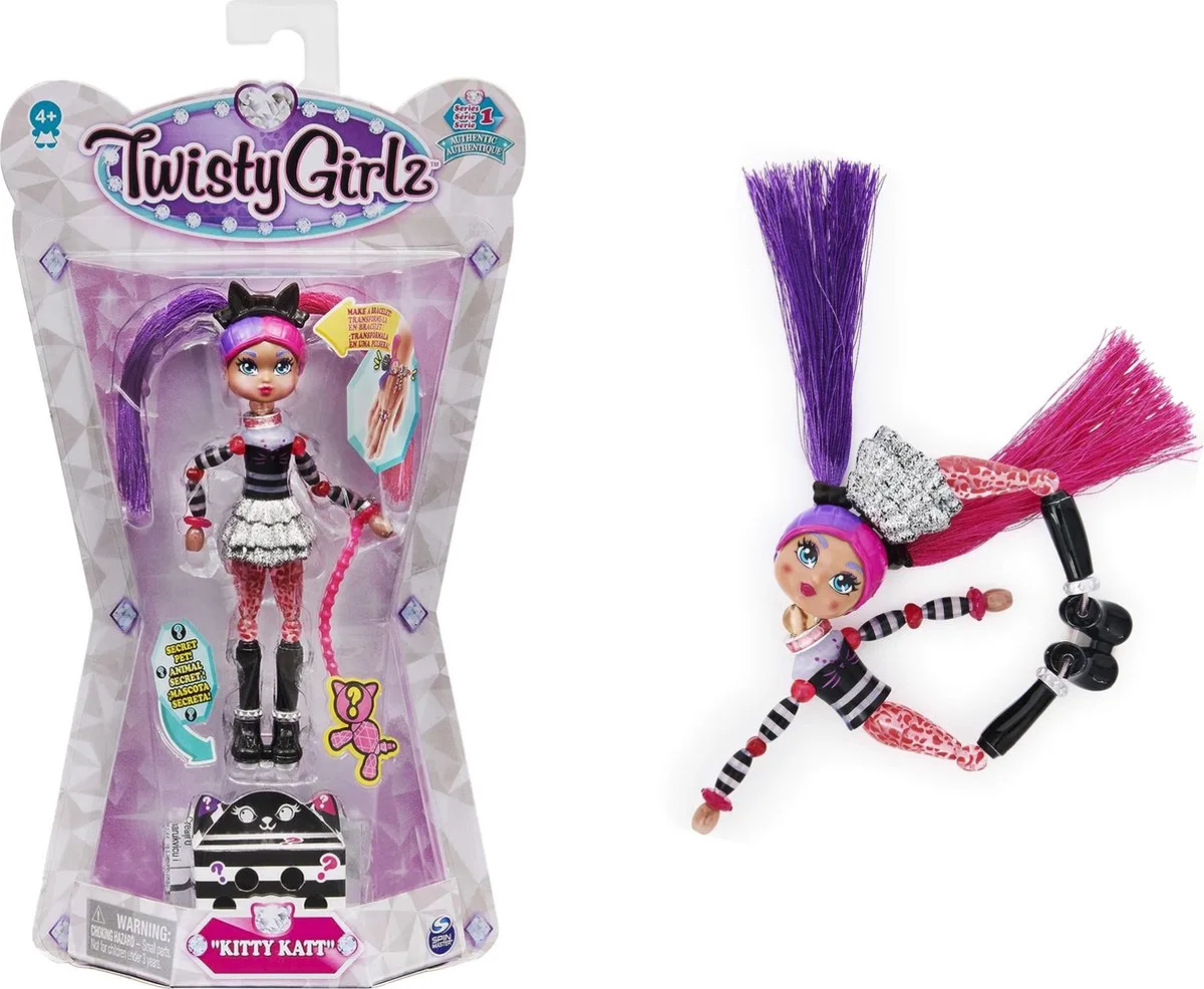 Twisty Girlz Kitty Katt Meisjes 3-delig by Spin Master in Purple – product photo