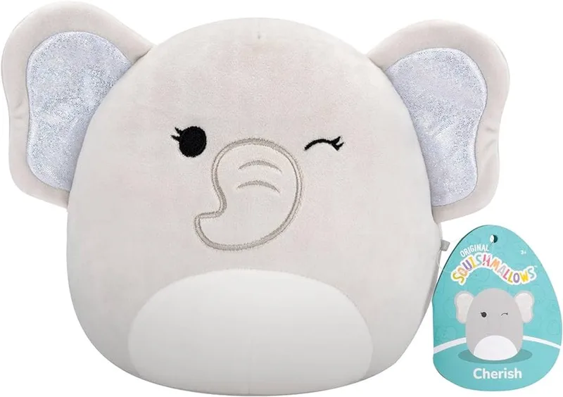 Cherish - 19cm pluche från Squishmallows i Grå – produktbild