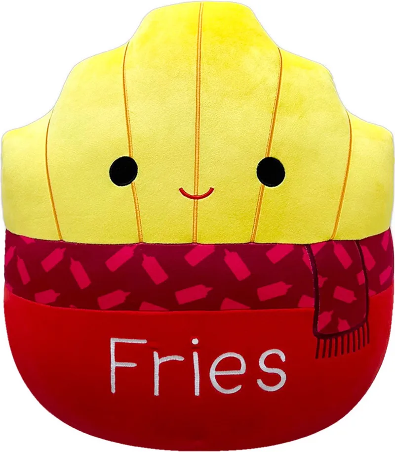 Floyd - Yellow French Fries W/Red Scarf 40cm pluche by Squishmallows in Yellow – product photo