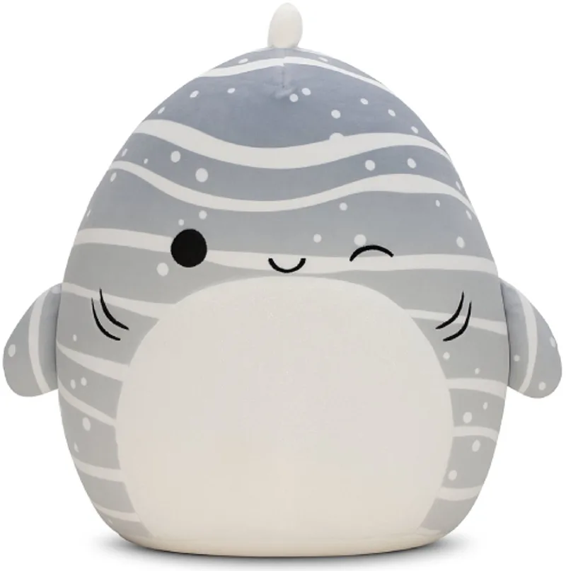 Grijze Haai Pluche Knuffel 20 cm von Squishmallows in Sachie – Produktfoto