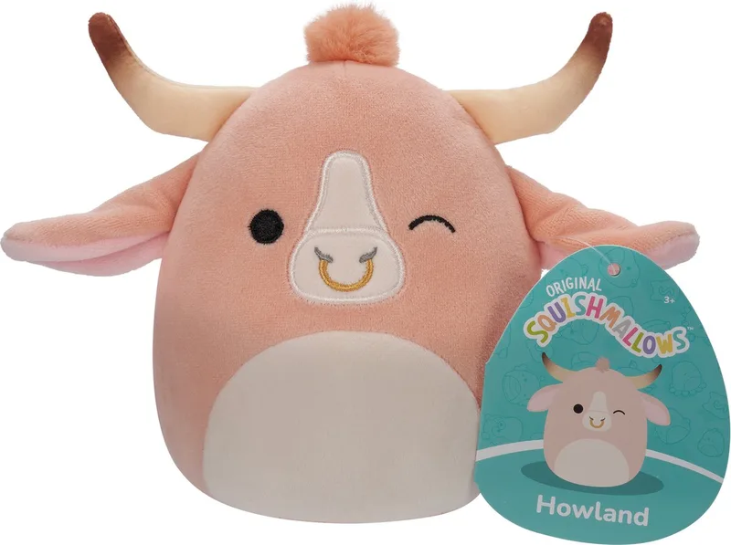 Howland - Peach Brahma Bull 40cm Plush von Squishmallows in Rosa – Produktfoto