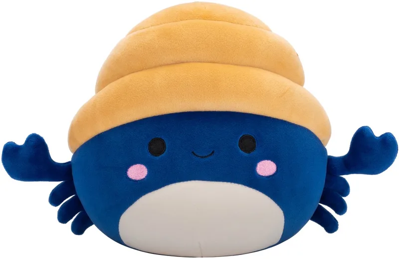 Lenore - Navy and Tan Hermit Crab - 19cm pluche von Squishmallows in Blau – Produktfoto