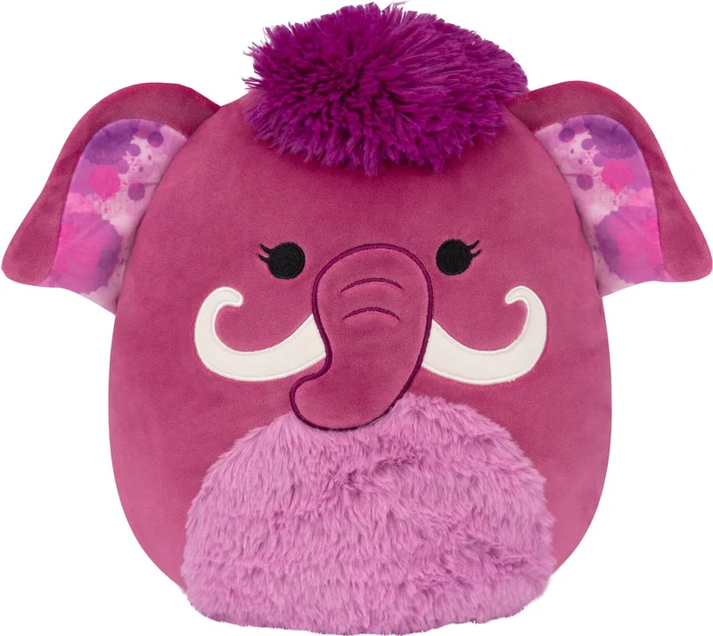 Magdalena Magenta Woolly Mammoth 30 cm Plush de Squishmallows en Rose – photo du produit