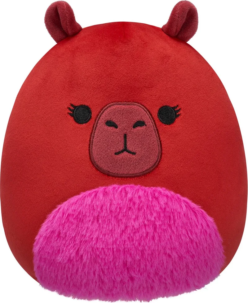 Marcia - Maroon Capybara W/Fuzzy Belly 19cm by Squishmallows in Red – product photo