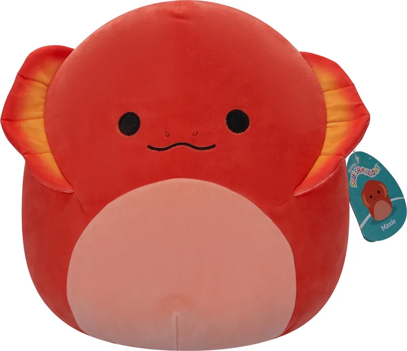 Maxie-Red Frilled Lizard 30cm Plush fra Squishmallows i Rød – produktbillede