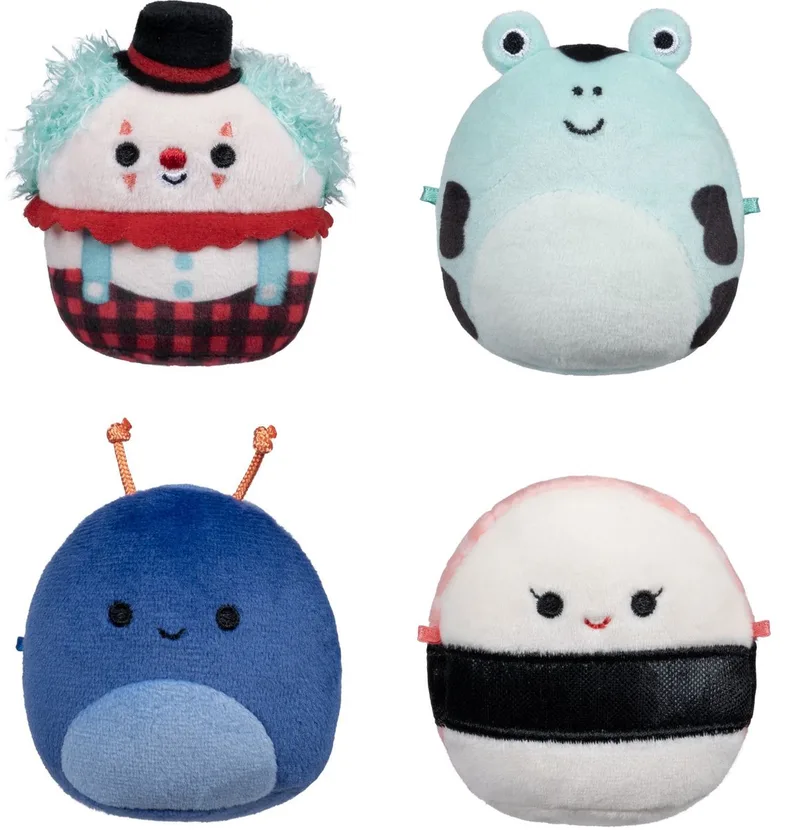Micromallows Original Pluche Knuffel (4 delig) 6 cm fra Squishmallows i Flerfarvet – produktbillede