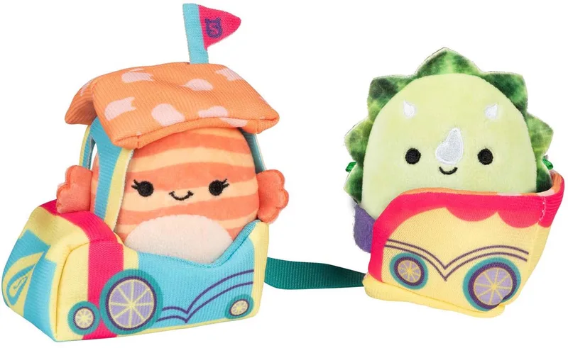 Micromallows Ticket to Ride Pluche Knuffel (4 delig) 6 cm fra Squishmallows i Flerfarvet – produktbillede