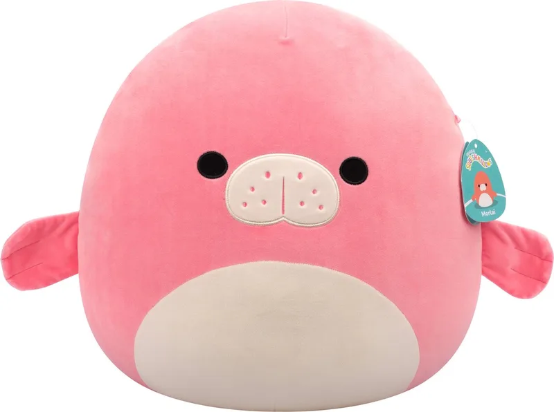 Morlai - Coral Manatee W/White Belly 40cm pluche von Squishmallows in Rose – Produktfoto