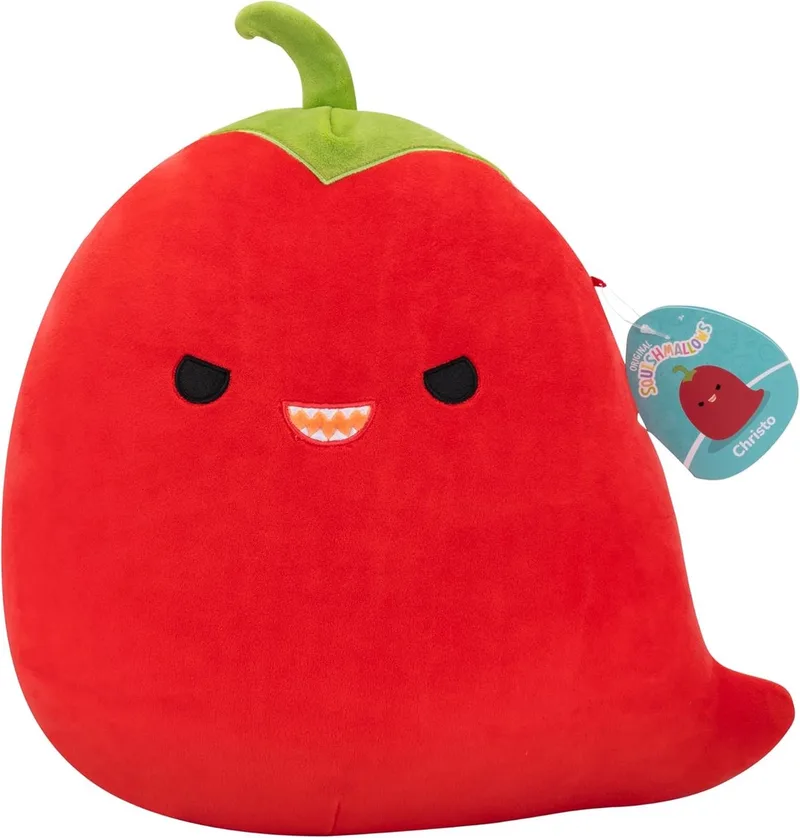 Original The Red Chili Pepper - Officiële Jazwares Knuffel - 19 cm - Superzacht Pluche fra Squishmallows i Christo – produktbillede
