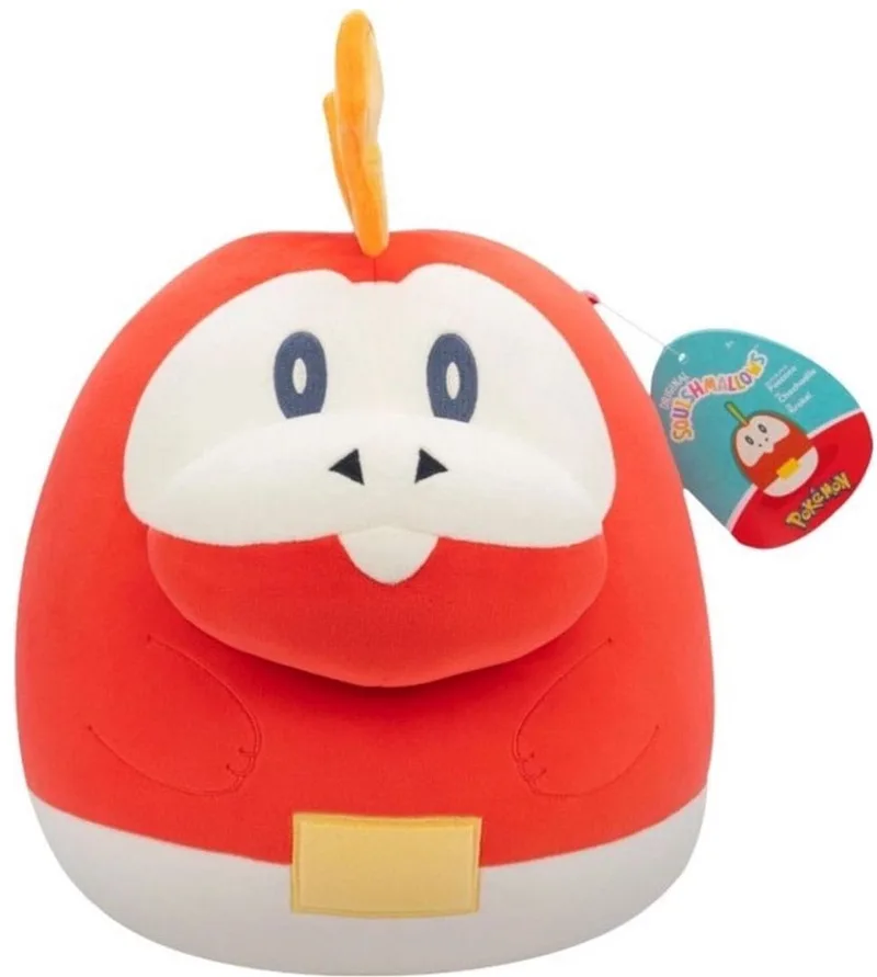 Pokemon- Jumbo Plush 50cm Fuecoco von Squishmallows in Rot – Produktfoto