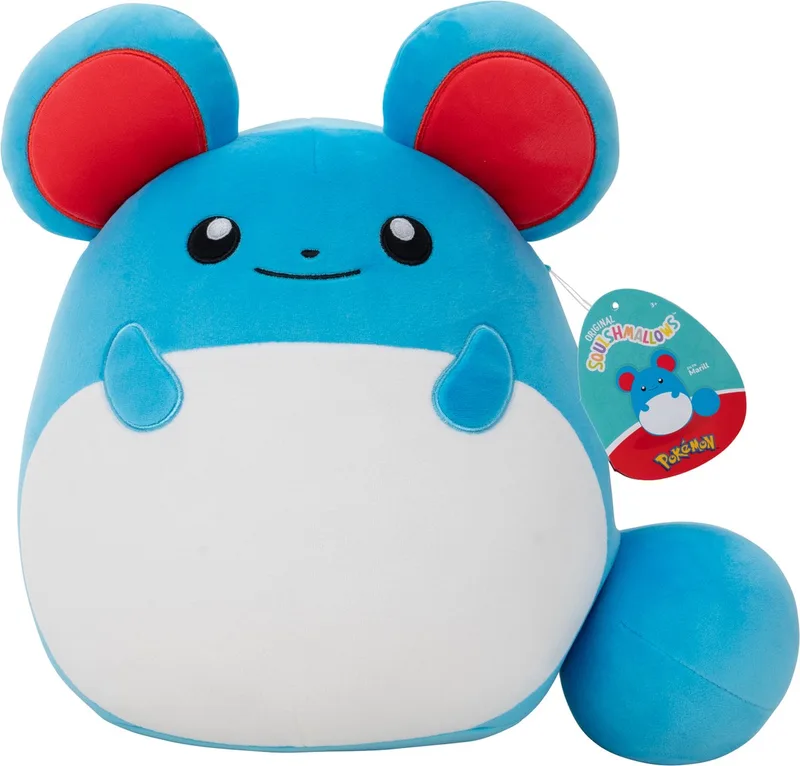 Pokémon Squishmallow - Marill 50 cm fra Squishmallows i Rød – produktbillede