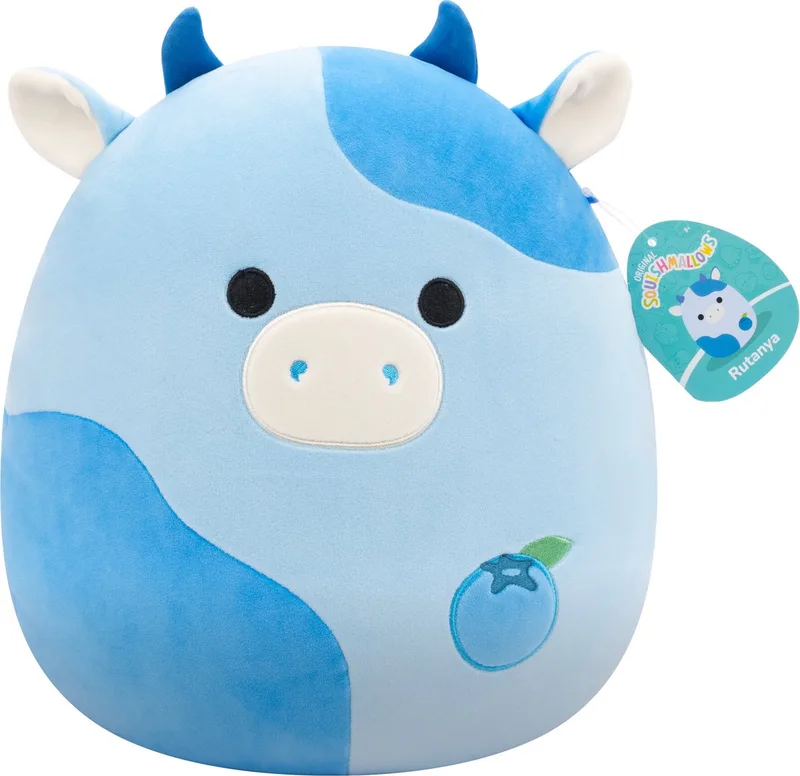 Rutanya - Blueberry Cow 30cm pluche by Squishmallows in Blue – product photo