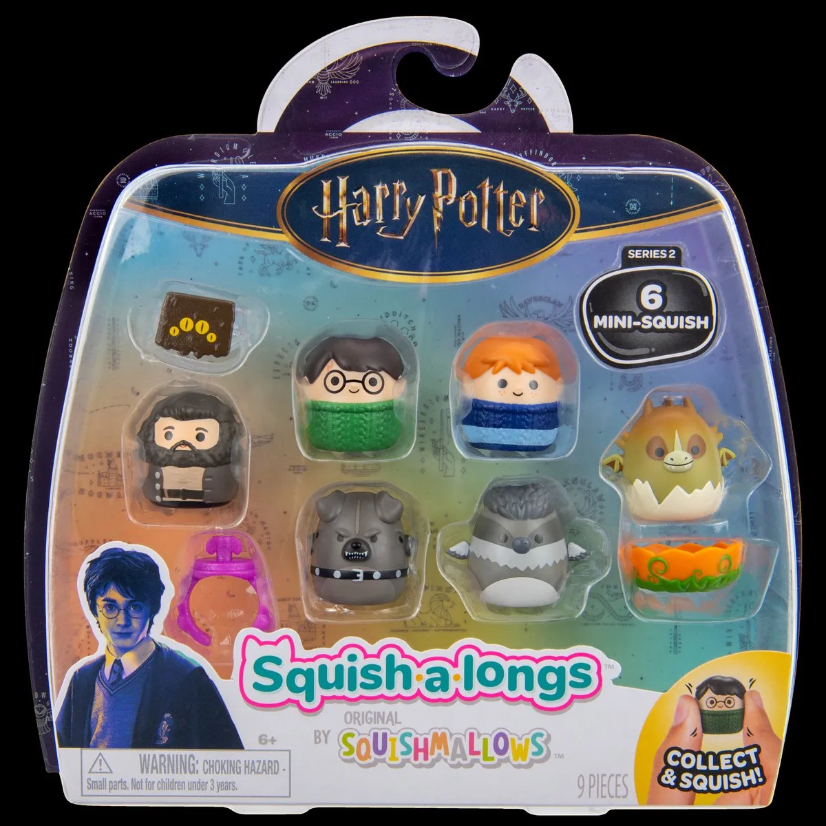 SQUISH-A-LONGS - 6 Figure Pack Harry Potter Style 1 W2 by Squishmallows in Multicolour – product photo