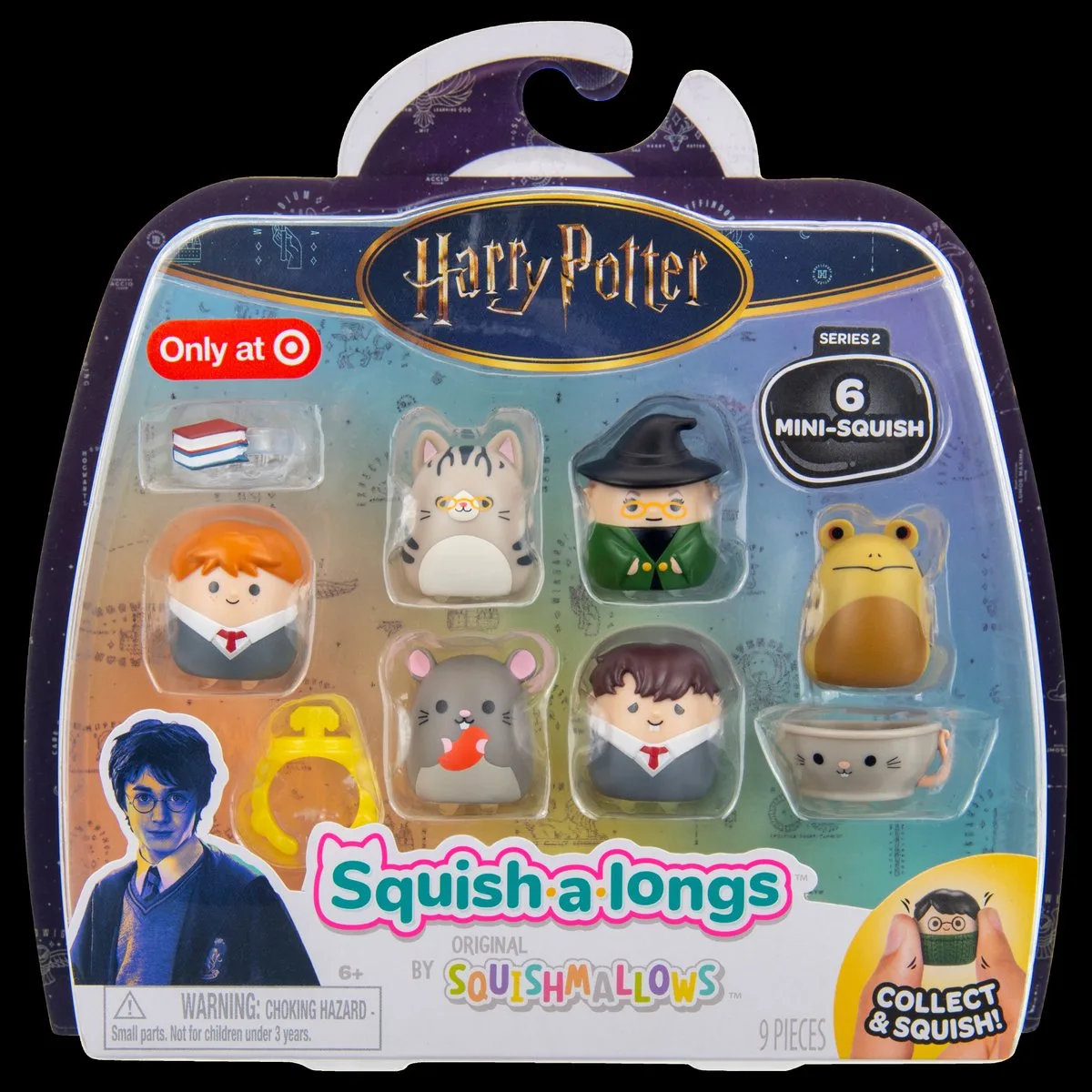 SQUISH-A-LONGS - 6 Figure Pack Harry Potter Style 3 W2 by Squishmallows in Multicolour – product photo