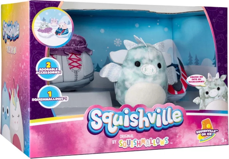 Squishville - Squishville On Ice Accessory Set (Squishville by Squishmallows) från Squishmallows i Multi-coloured – produktbild